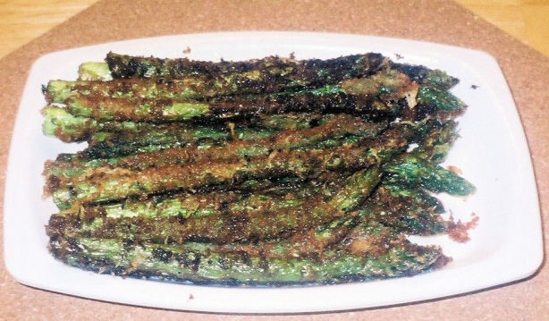 French French Breaded Asparagus Appetizer