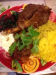 American Middle Easternstyle Lamb Shanks Dinner