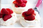 American Pavlovas With Strawberries and Sour Cream Recipe Dessert