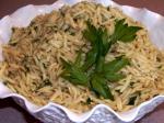 American Orzo with Brown Butter and Parsley Appetizer