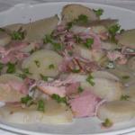 American Black Salsify with Ham Dinner