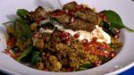 Moroccan Moroccan Lamb Salad with Chargrilled Vegetables and Couscous Appetizer