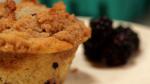British Blackberry Crumb Muffins Recipe Dessert