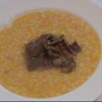 Pumpkin Risotto with Ragout of Mushrooms recipe
