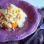 American Simple Rice with Pumpkin Appetizer