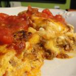 Easy Enchilada Lasagna recipe