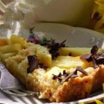 Australian Clafoutis Almond with Cream Coconut Pie and Pineapple Dessert