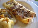 Italian Pancakes Filled With Ricotta and Toblerone Dessert