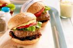 Australian Grilled Lamb Burgers Recipe Appetizer