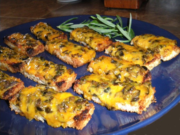 Australian Olive  Cheddar Canapes Appetizer