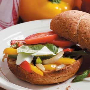 Australian Sweet Pepper Sandwiches Appetizer