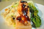 Canadian Panfried Salmon With Warm Chilli  Chili  Lime Sauce Appetizer