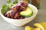 American Chilli Beef On Avocado Recipe Appetizer