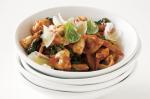 American Tortellini With Bacon Tomato Chilli And Baby Spinach Recipe Appetizer