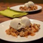 British Apple Crumble for Two Dessert