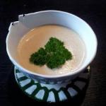 British Cauliflower Soup with Fresh Herbs Appetizer