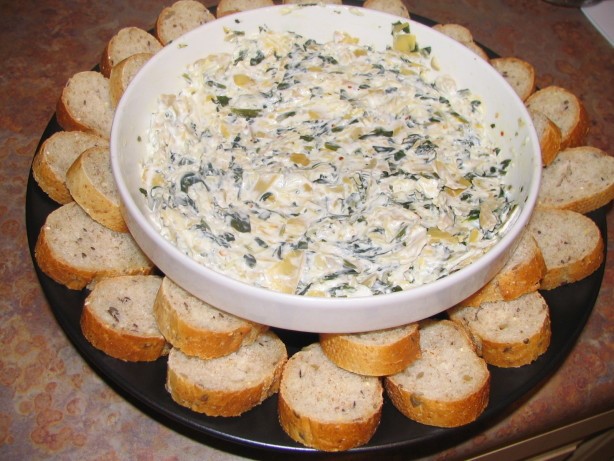 American Artichoke Spinach Dip from Olive Garden Appetizer