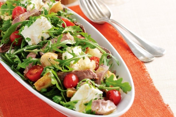 Australian Goats Cheese And Beef Salad Recipe Appetizer