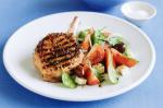 Australian Pork Cutlets With Greek Salad Recipe Dinner