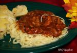 Bbq Rib Spaghetti recipe