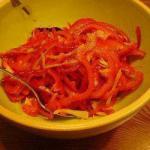 Arabic Salad of Red Peppers Appetizer