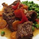 Canadian Stew of Beef in a Casserole Dish Minute Dinner