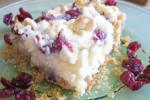 American White Chocolate Cranberry and Coconut Bar Cookies Dessert