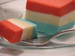 Canadian Unknownchefs July th Creamy Red White  Blue Jello Dessert