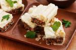 Australian Spiced Lamb Mince Squares Recipe Dessert