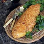 Australian Salmon in the Crust Sauce in the Cresson Appetizer