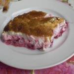 Canadian Quark with Raspberries Dessert