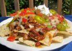 American Cheesy Macho Nachos Appetizer