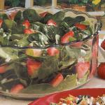 Australian Sunflower Strawberry Spinach Salad Appetizer