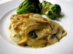 Australian Ww Parmesan Chicken With Mushroomwine Sauce Dinner