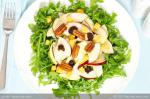 American Arugula Apple and Cheddar Salad with Maple Candied Pecans Breakfast