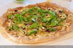 American Arugula and Mushroom Pizza Dinner