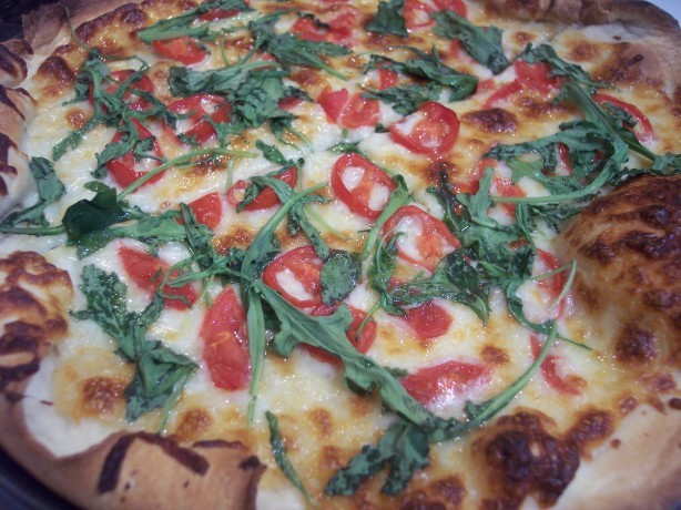 Australian Arugula Salad Pizza Appetizer