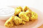 American Spiced Fried Cauliflower With Yoghurt And Mint Sauce Recipe Appetizer