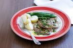 American Veal With Lemon Caper And Parsley Sauce Recipe Appetizer
