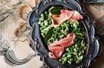 American Peas And Broad Beans With Prosciutto Recipe Appetizer