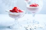 American Watermelon And Coconut Panna Cotta Recipe Dessert