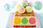 White Chocolate And Cake Pop Icecream Dessert Recipe recipe