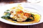 American Cod And Potato Crepes With Mustard Tarragon Cream Recipe Appetizer