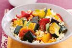American Brown Rice And Harissa Roasted Vegetable Salad Recipe Appetizer