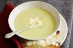 American Pea Mint And Lemon Soup With Feta Toasts Recipe Appetizer