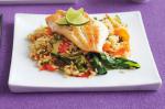 American Soy And Ginger Fish With Brown Rice Recipe Appetizer