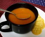 British Fresh Tomato Soup With Basil Appetizer