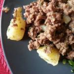 American Chopped Meat with Potatoes Appetizer