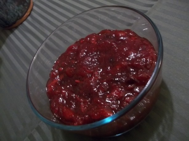 American Lemon Marmalade Cranberry Sauce Dessert