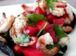 American Grilled Shrimp With Portabellas Appetizer